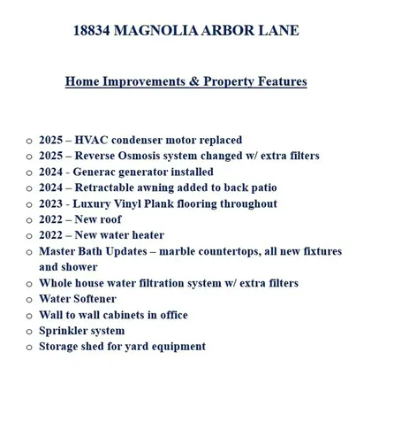 18834 Magnolia Arbor Lane Tomball TX 77377