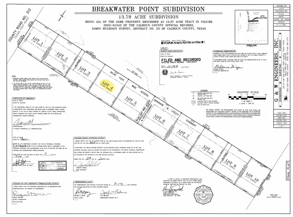 Lot 4 County Road 312 Palacios TX 77465