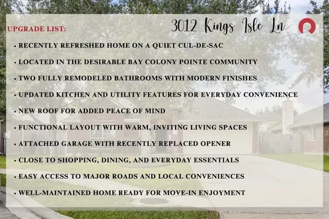 3012 Kings Isle Lane Dickinson TX 77539