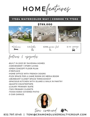 17564 Watercolor Way Conroe TX 77302