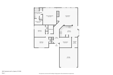 15011 Sycamore Leaf Lane Cypress TX 77429