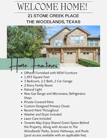 21 Stone Creek Place The Woodlands TX 77382