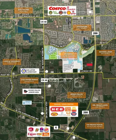 7.7 Ac Laigle Rd Cr 85 Manvel TX 77578
