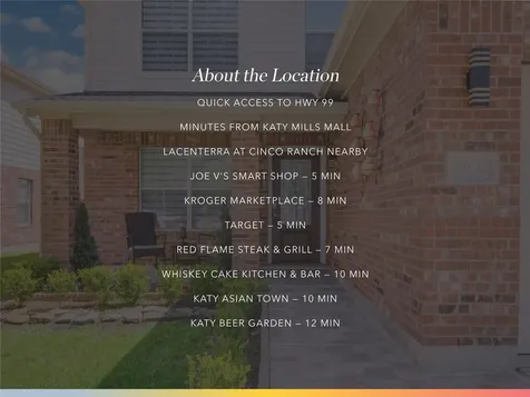 19427 Montclair Meadow Lane Katy TX 77449