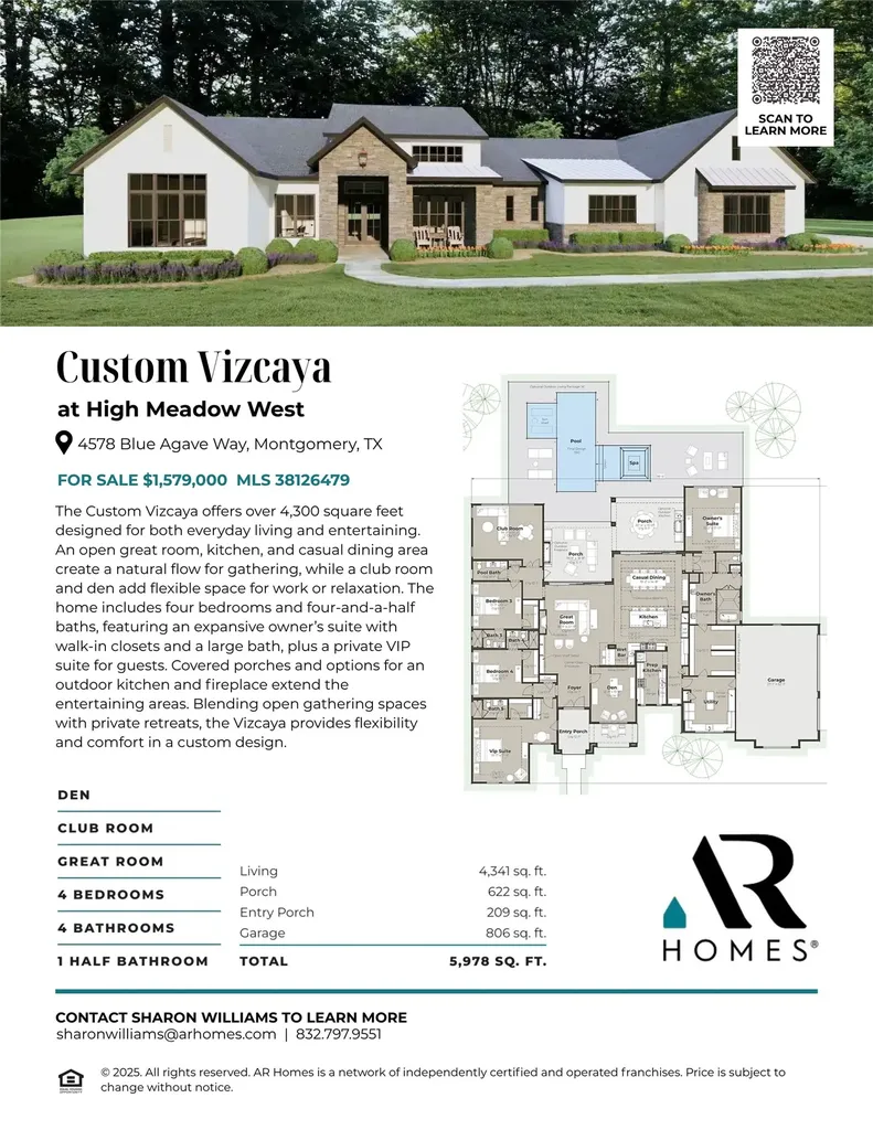 4578 Blue Agave Way Montgomery TX 77316