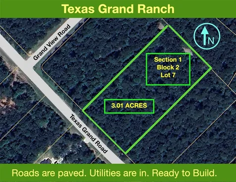 1-2-7 Texas Grand Road Huntsville TX 77340