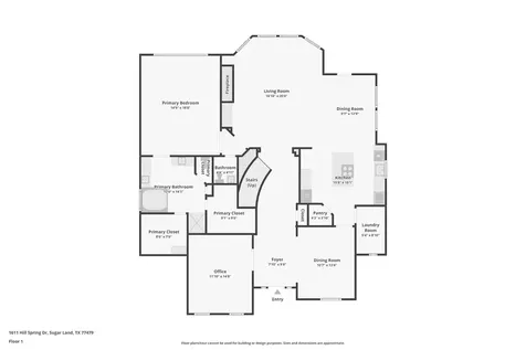 1611 Hill Spring Drive Sugar Land TX 77479