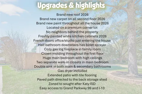 23203 Diamond Knoll Court Katy TX 77494