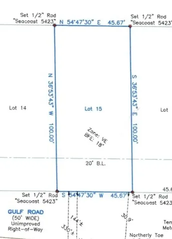 Lot 15 Gulf Road Crystal Beach TX 77650