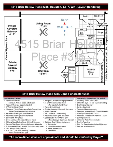 4515 Briar Hollow Place 315 Houston TX 77027
