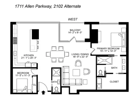 1711 Allen Parkway 2102 Houston TX 77019