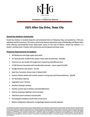 5321 Allen Cay Drives Texas City TX 77590