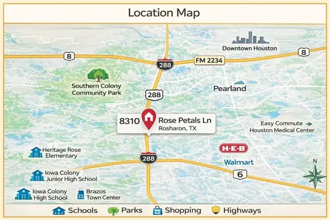 8310 Rose Petals Lane Rosharon TX 77583