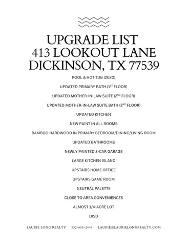 413 Lookout Lane Dickinson TX 77539