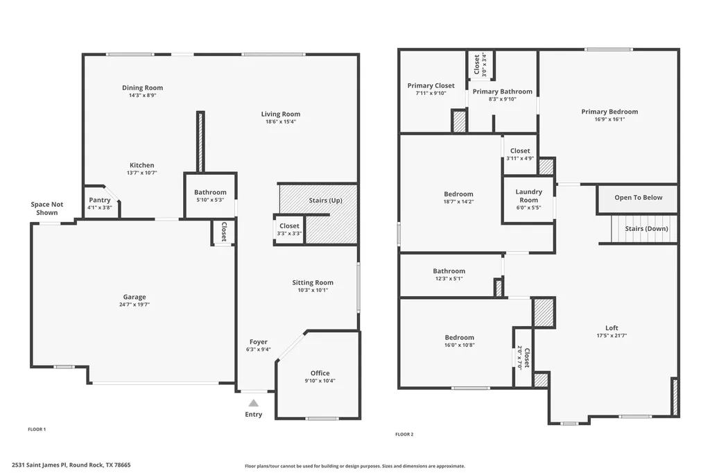2531 St. James Place Round Rock TX 78665