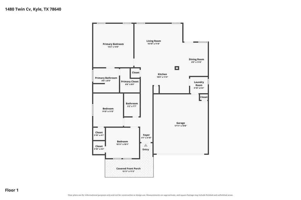 1480 Twin Cove Kyle TX 78640