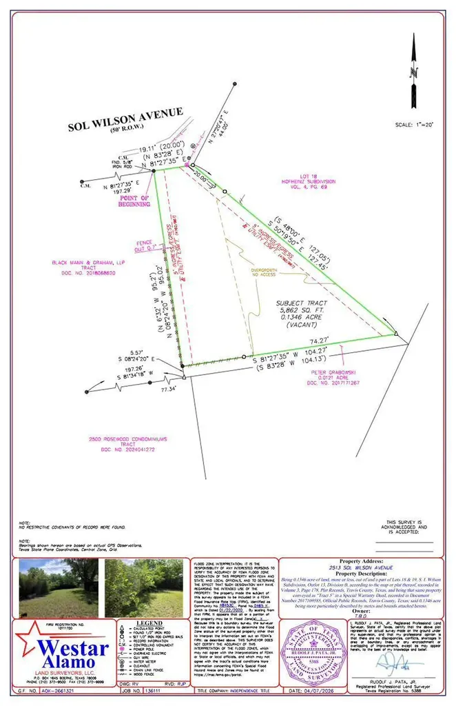 2513 Sol Wilson Avenue Austin TX 78702