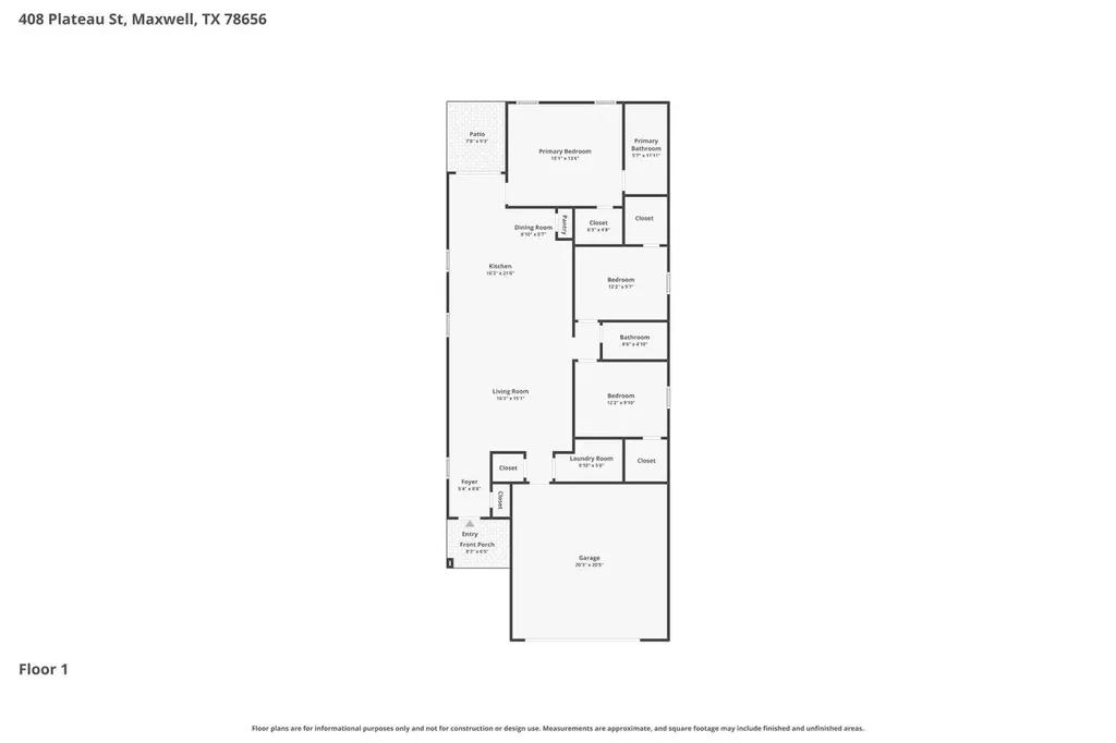 408 Plateau Street Maxwell TX 78656