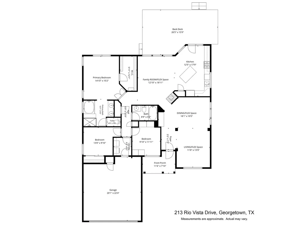 213 Rio Vista Drive Georgetown TX 78626