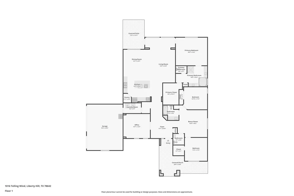 1016 Telling Wind Liberty Hill TX 78642