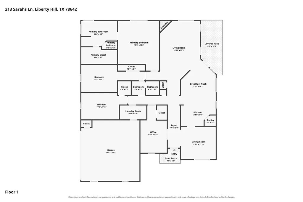 213 Sarahs Lane Liberty Hill TX 78642