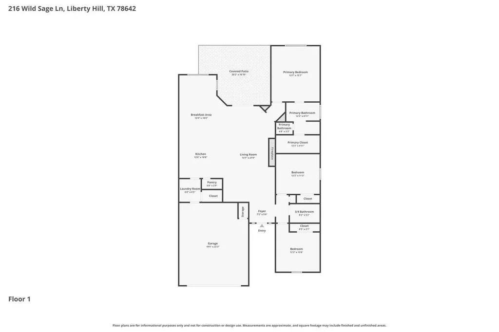 216 Wild Sage Lane Liberty Hill TX 78642