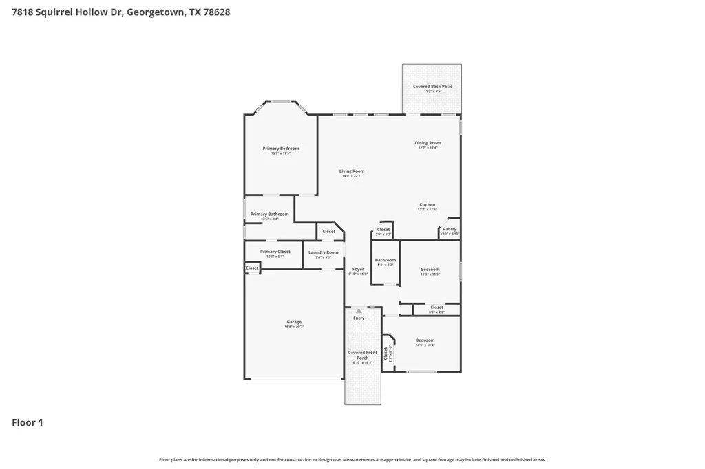 7818 Squirrel Hollow Drive Georgetown TX 78628