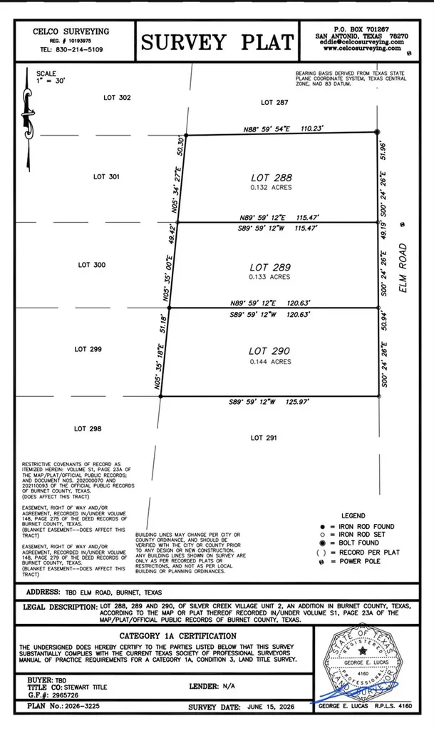 Tbd Elm Road Burnet TX 78611
