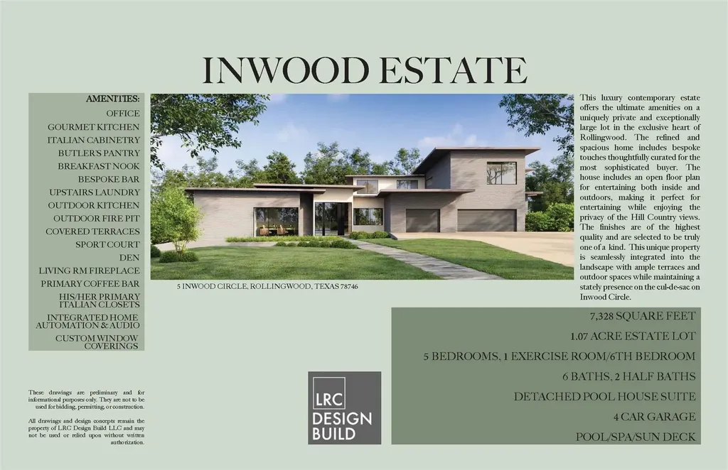 5 Inwood Circle Rollingwood TX 78746