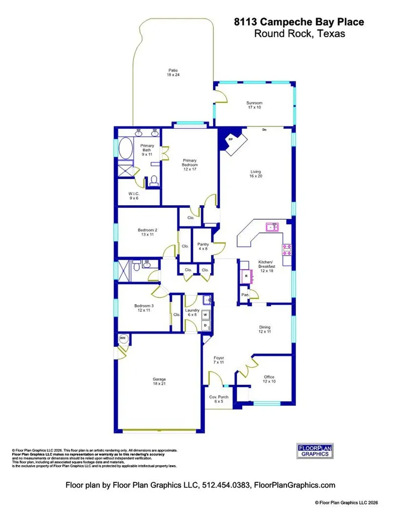 8113 Campeche Bay Place Round Rock TX 78681