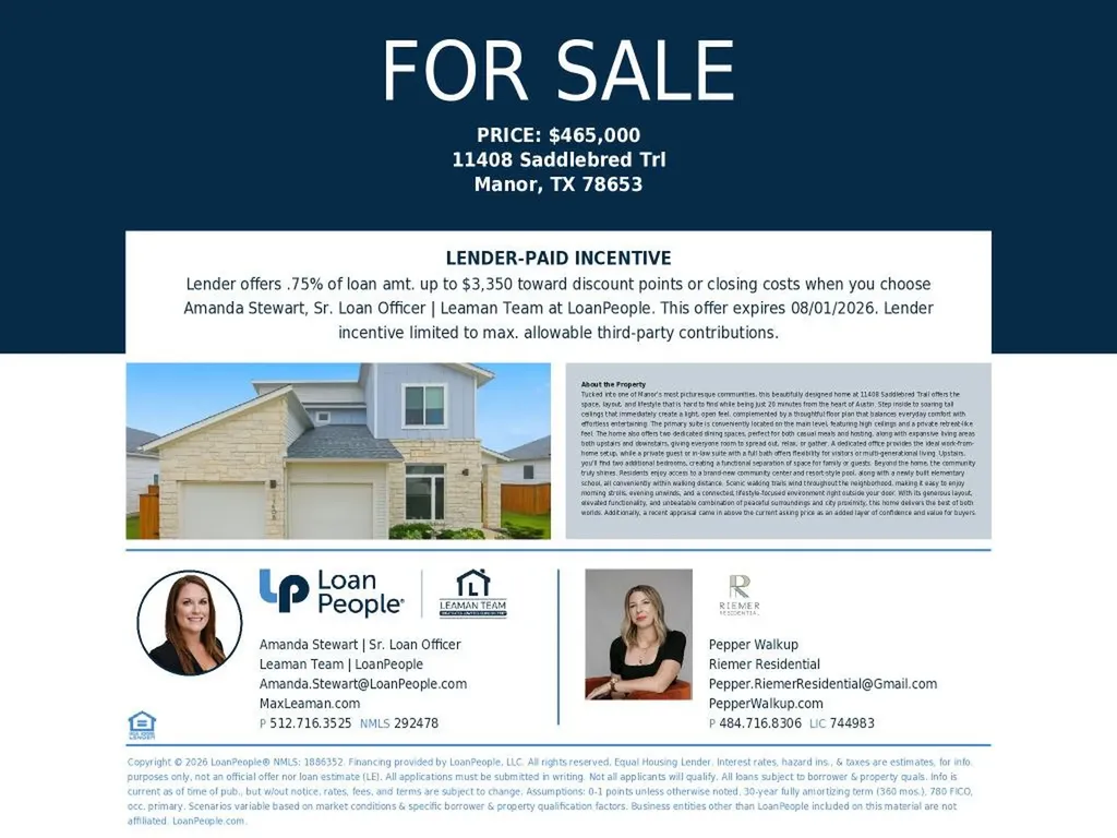 11408 Saddlebred Trail Manor TX 78653