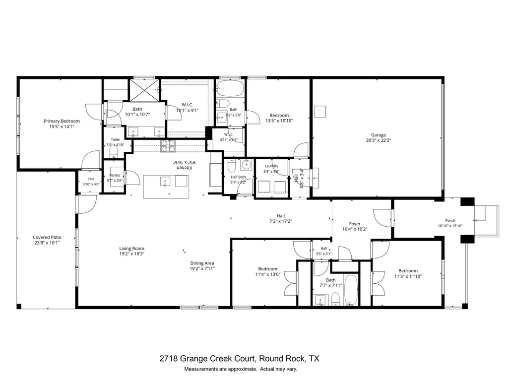 2718 Grange Creek Court Round Rock TX 78665