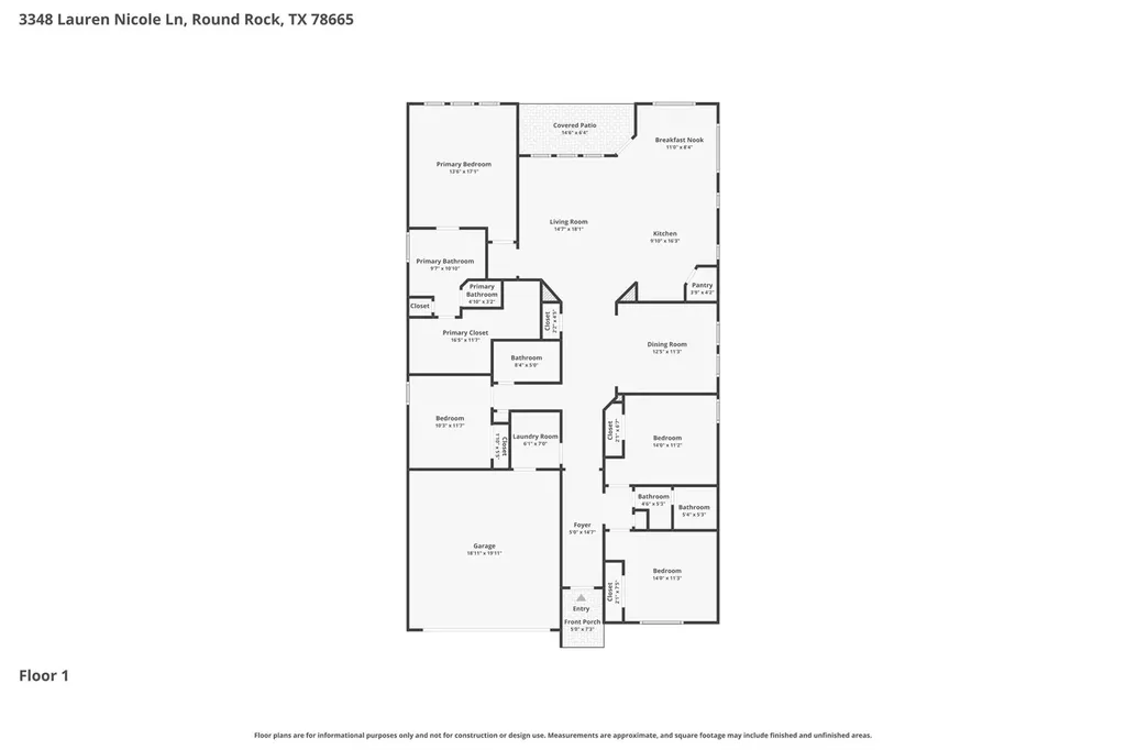 3348 Lauren Nicole Lane Round Rock TX 78665