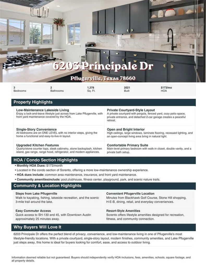 6203 Principale Drive Pflugerville TX 78660