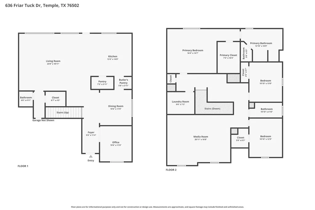 636 Friar Tuck Drive Temple TX 76502