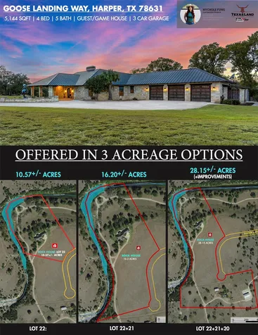 170 Goose Landing 10.57ac Way Harper TX 78631
