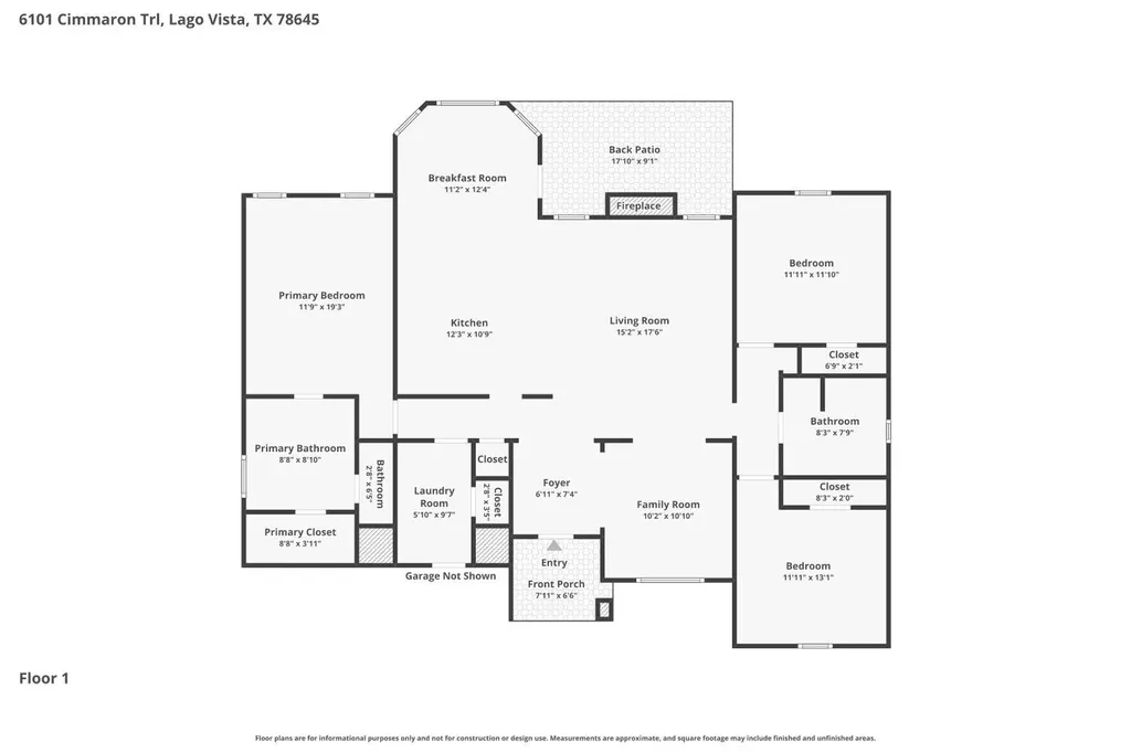 6101 Cimmaron Trail Lago Vista TX 78645