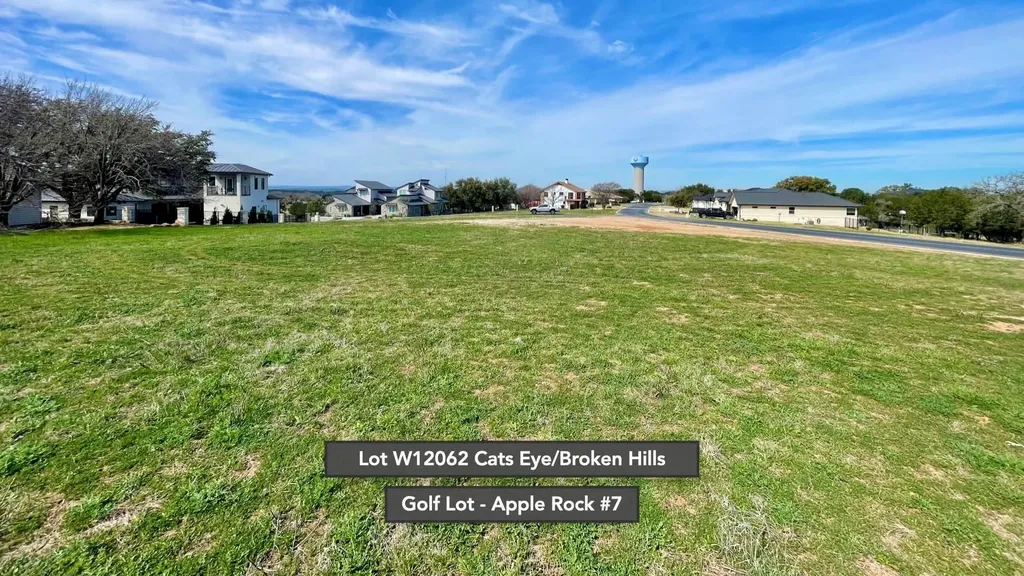 Lot W12062 Cats Eye/broken Hills Horseshoe Bay TX 78657