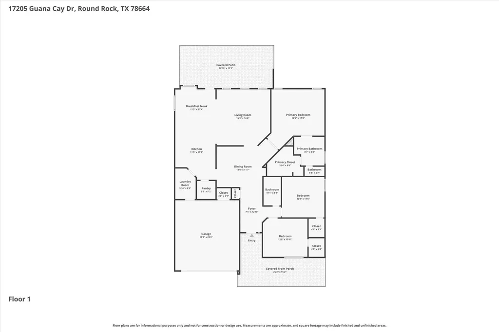 17205 Guana Cay Drive Round Rock TX 78664