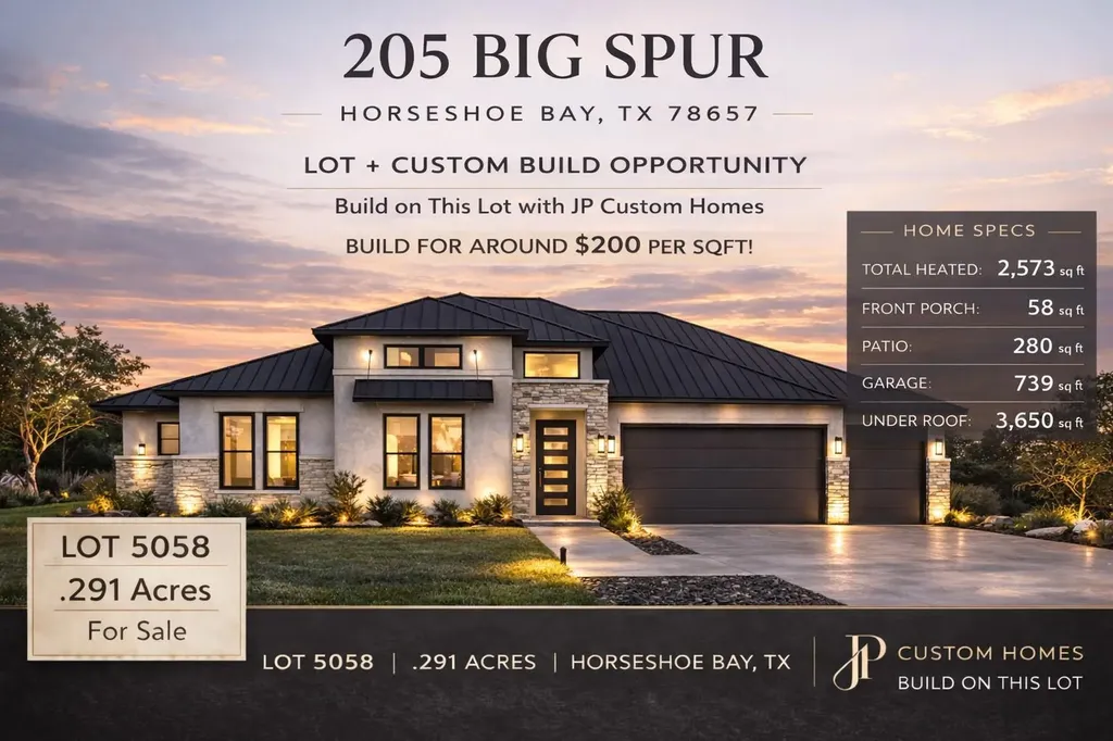 205 Big Spur Horseshoe Bay TX 78657