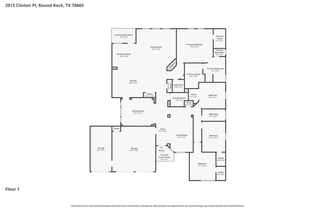 2913 Clinton Place Round Rock TX 78665