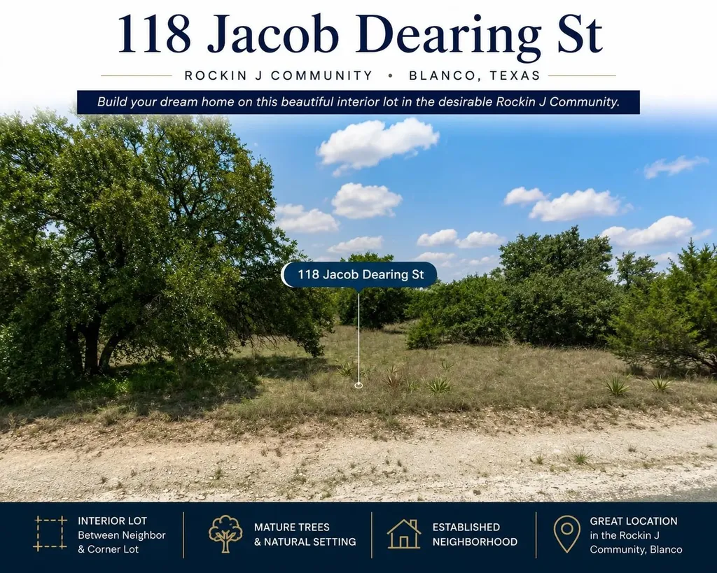 118 Jacob Dearing Street Blanco TX 78606