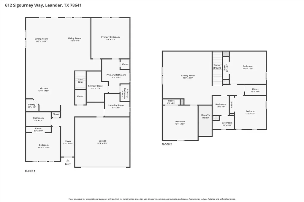 612 Sigourney Way Leander TX 78641