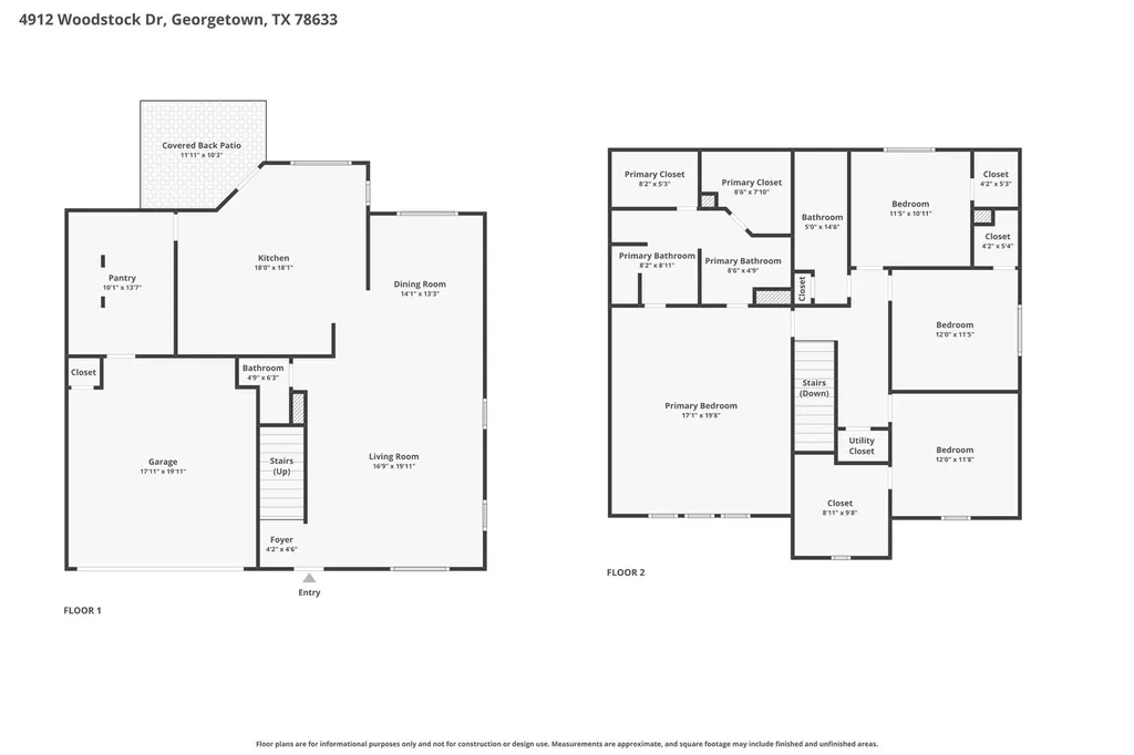4912 Woodstock Drive Georgetown TX 78633