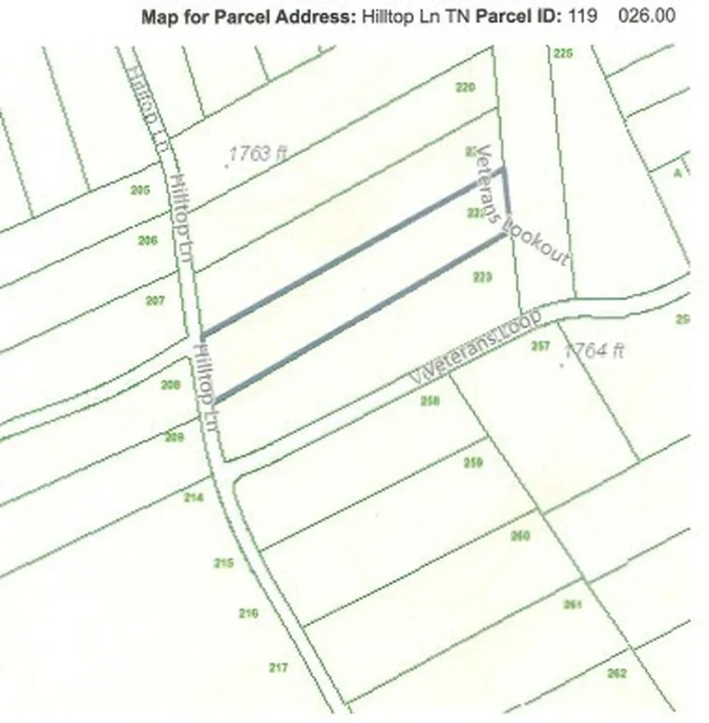 Lot 222 Hilltop Lane Wilder TN 38589