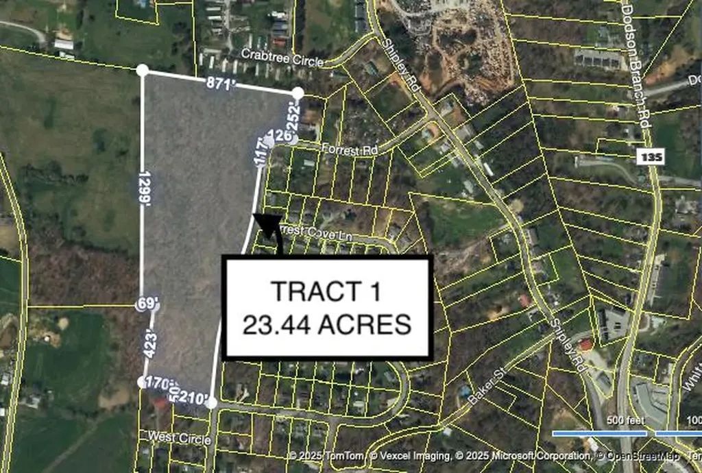 23 Ac Forrest Road Tract 1 Cookeville TN 38501