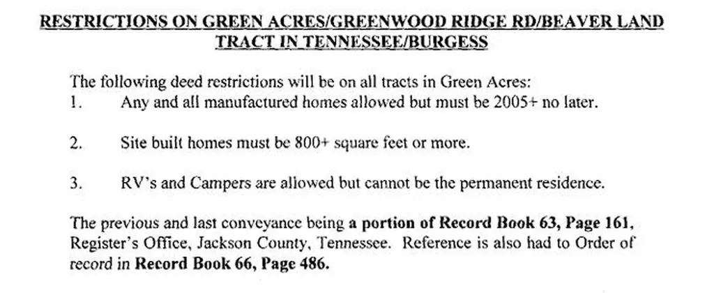 00 Greenwood Ridge Gainesboro TN 38562
