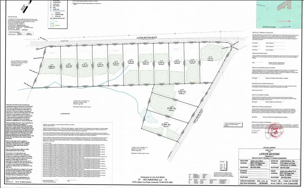 Lot 3 Austin Bottom Road Baxter TN 38544