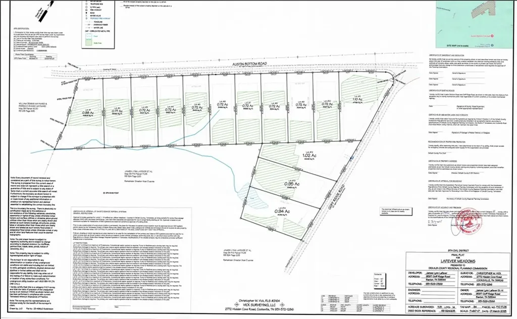 Lot 2 Austin Bottom Road Baxter TN 38544