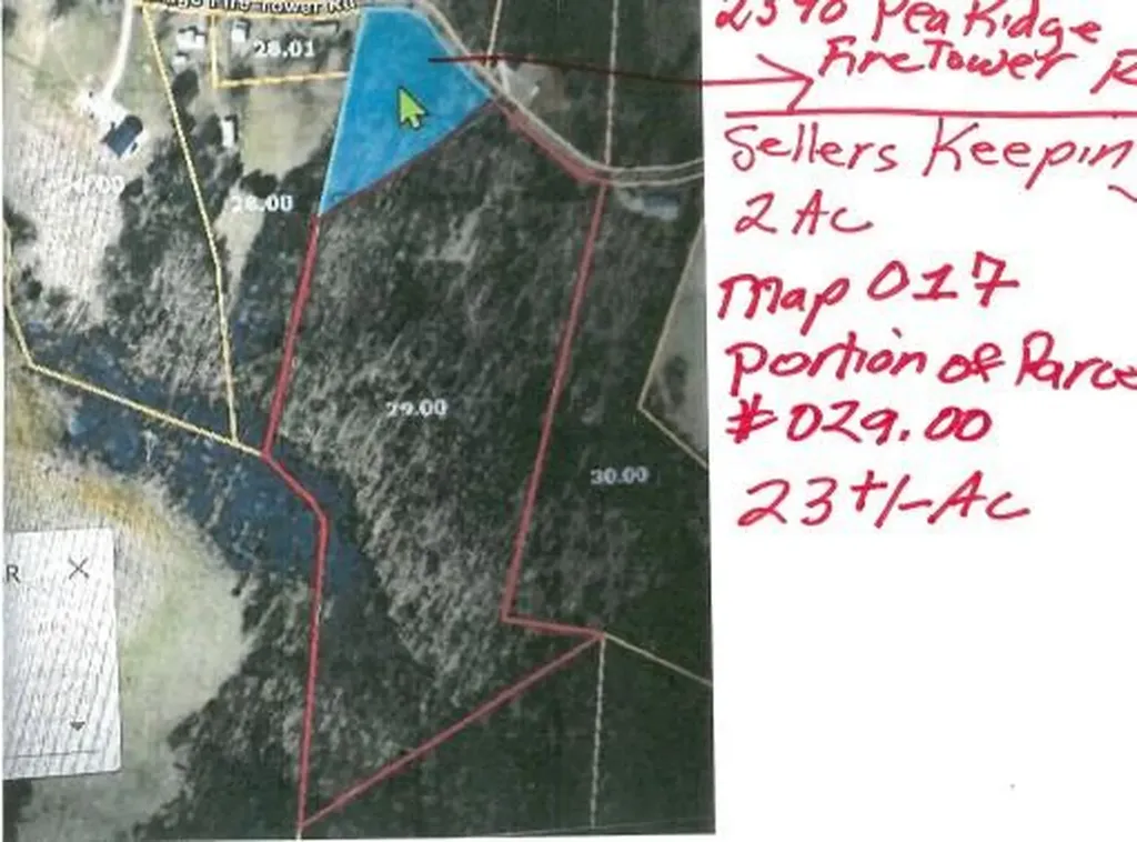 23+/-AC Pea Ridge Fire Tower Road Celina TN 38551